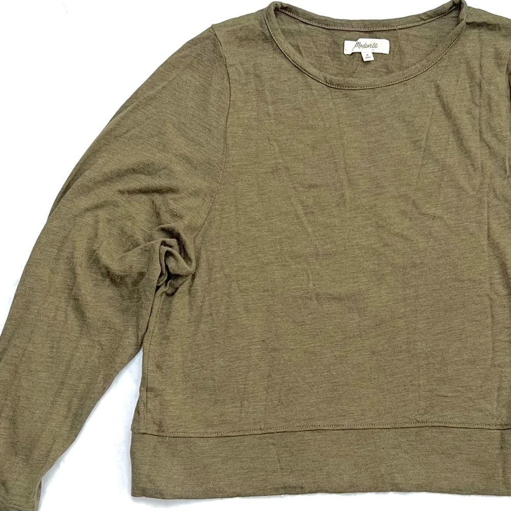 Madewell Pullover Slouchy Knit Long Sleeve Top Medium